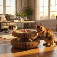 Catvera Corrugated Cardboard Cat Scratcher - Main Product Image