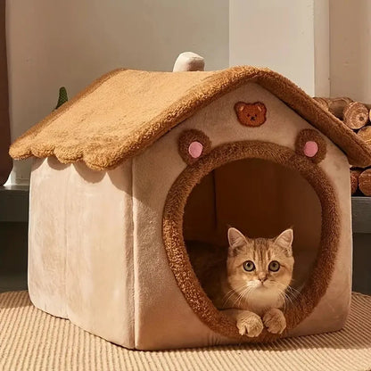 Catvera Cozy Pet Cave House - Image 1|||PROMPT|||Original clean product image