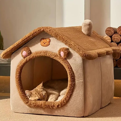 Catvera Cozy Pet Cave House - Image 2|||PROMPT|||Original clean product image
