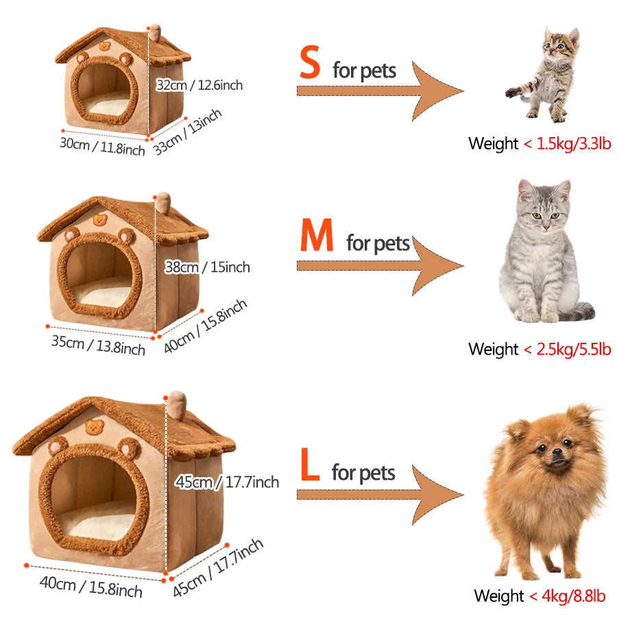Catvera Cozy Pet Cave House - Image 3|||PROMPT|||Original clean product image