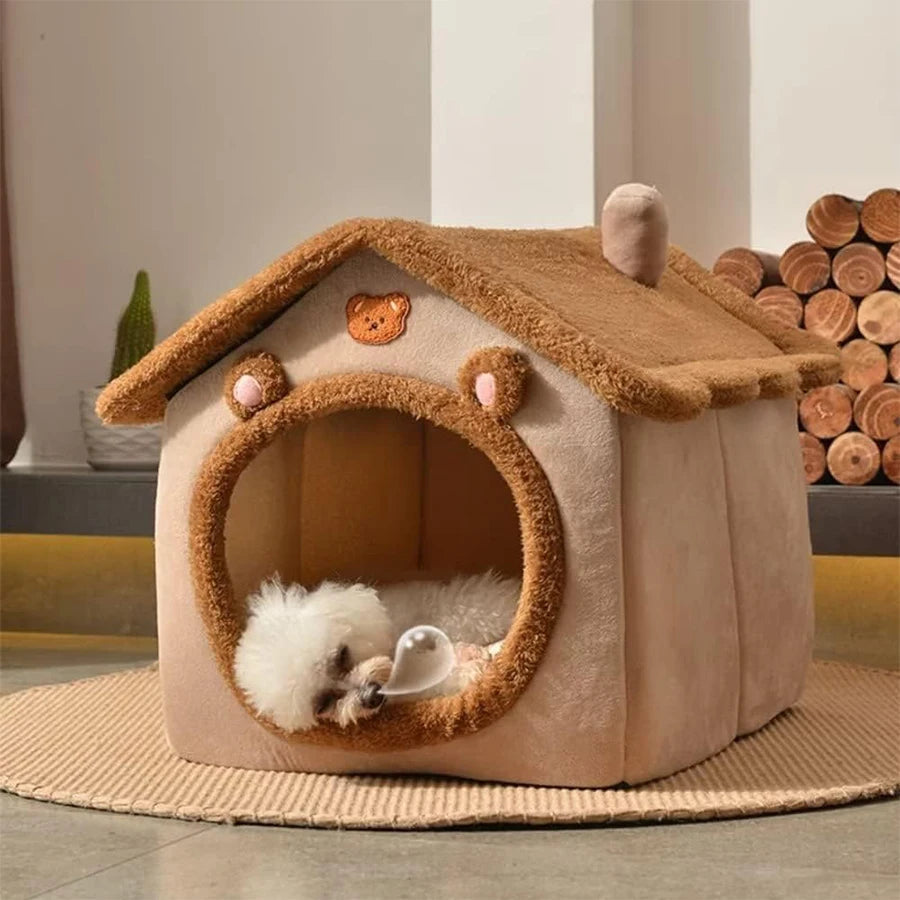 Catvera Cozy Pet Cave House - Image 6|||PROMPT|||Original clean product image