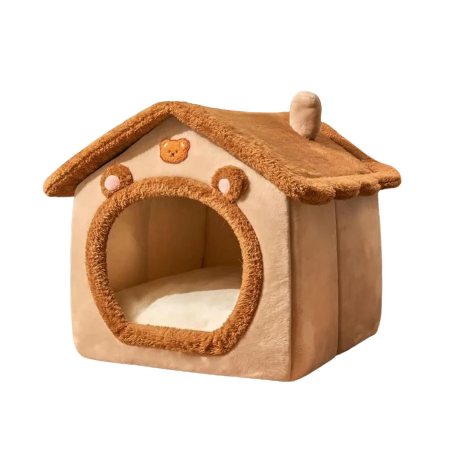Catvera Cozy Pet Cave House - Image 7|||PROMPT|||Original clean product image