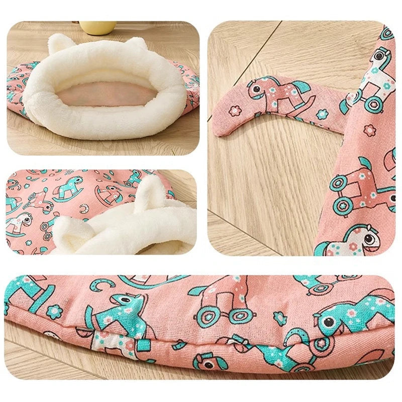 Catvera Cozy Tunnel Sleeping Bag - Image 6|||PROMPT|||Original clean product image