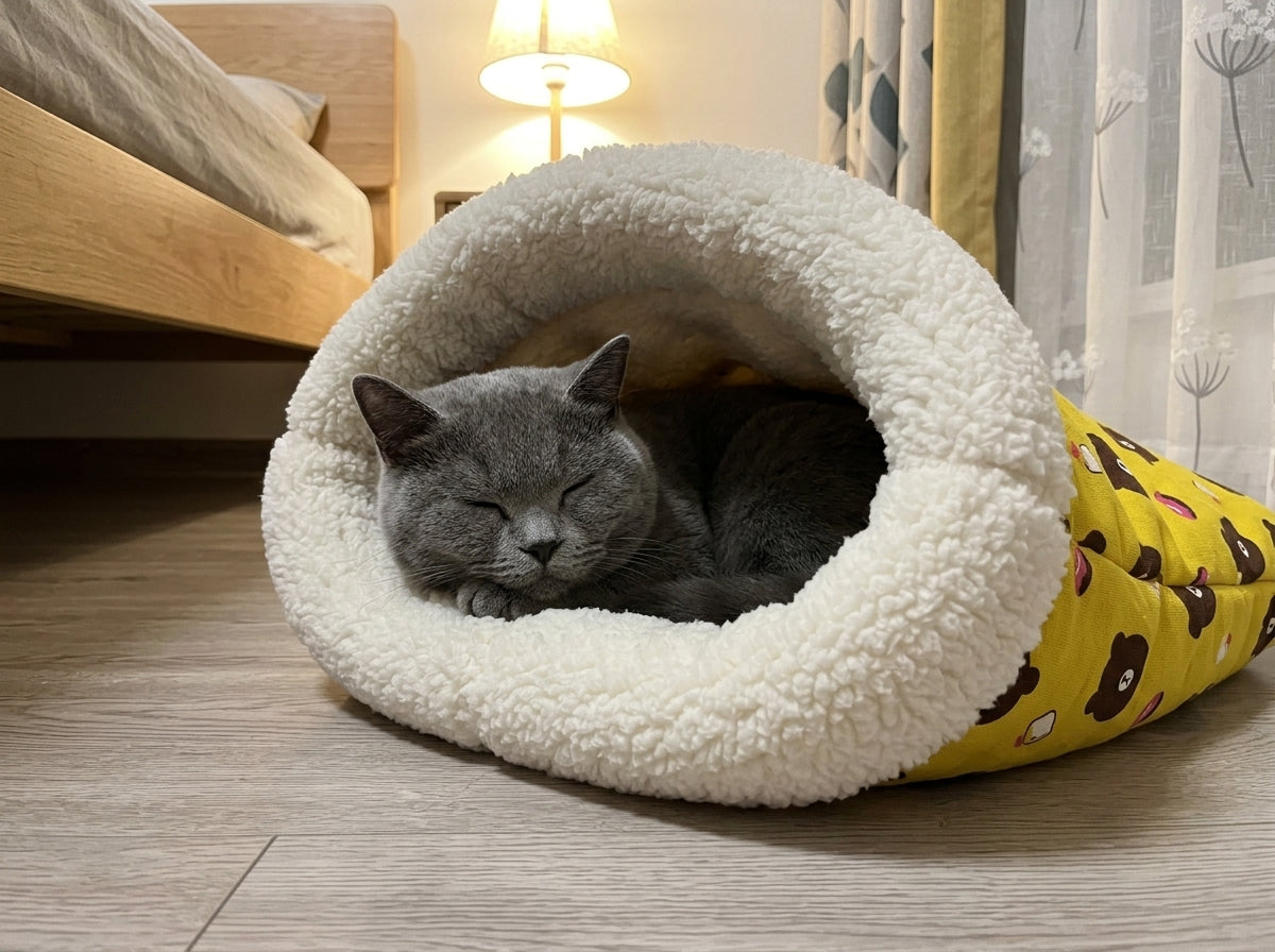 Catvera Cozy Tunnel Sleeping Bag - Ultimate Comfort & Security
