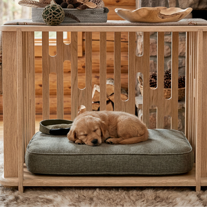 Catvera Designer Wooden Dog Crate - Image 3 (Original)