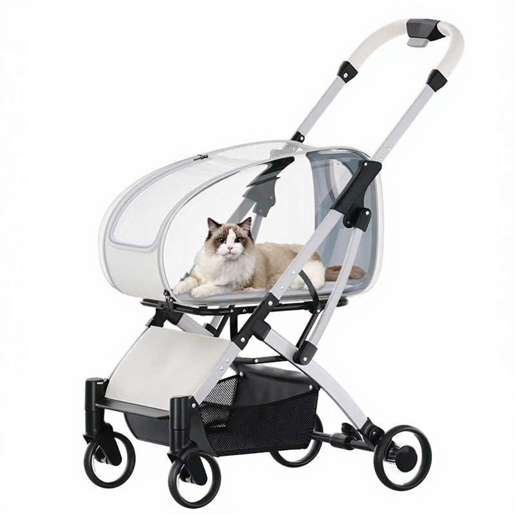 Catvera Detachable Cat Stroller Pet Carrier - Image 2|||PROMPT|||Original clean product image