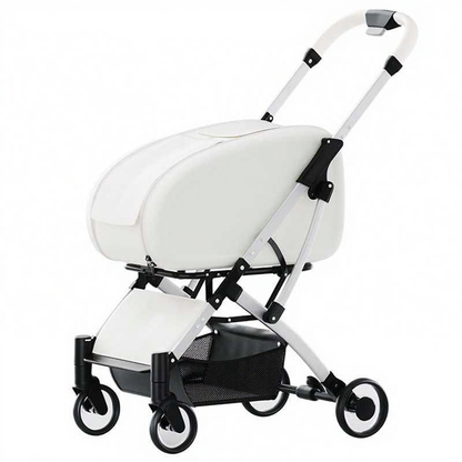 Catvera Detachable Cat Stroller Pet Carrier - Image 21|||PROMPT|||Cleaned image. Original analysis: found brand name 'BOSIMAO' printed on the stroller frame in two locations