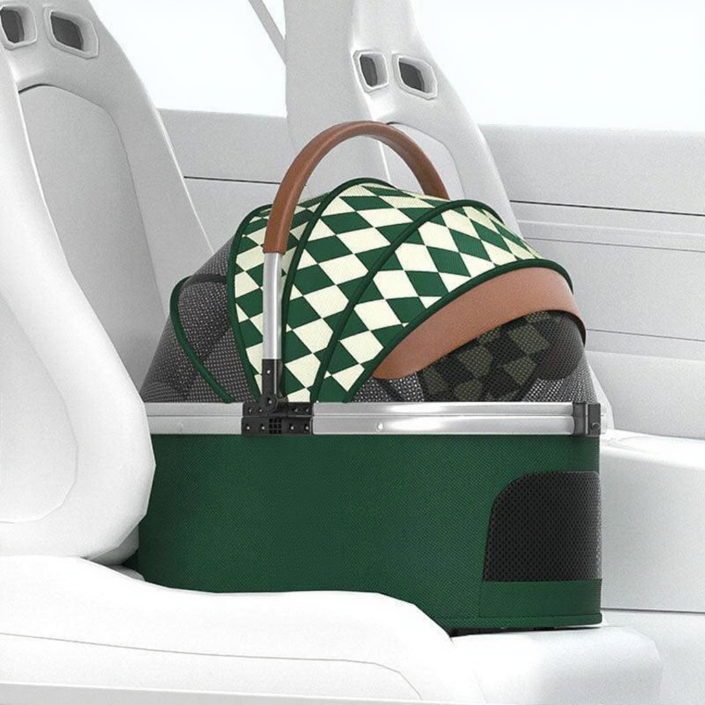 Catvera Detachable Rolling Pet Stroller - Image 13|||PROMPT|||Original clean product image