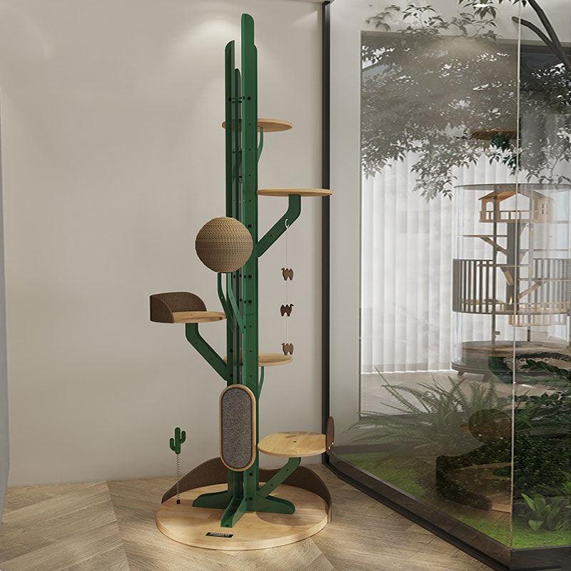 Catvera DIY Modular Cactus Cat Tree - Image 6|||PROMPT|||Original clean product image