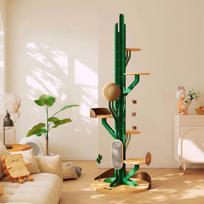Catvera DIY Modular Cactus Cat Tree - Image 7|||PROMPT|||Original clean product image