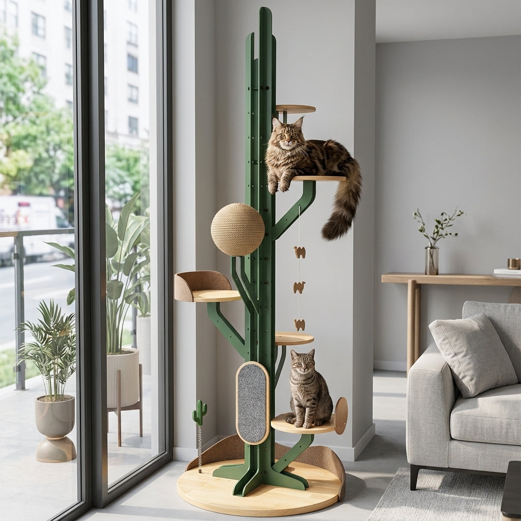 Catvera DIY Modular Cactus Cat Tree - Section 1