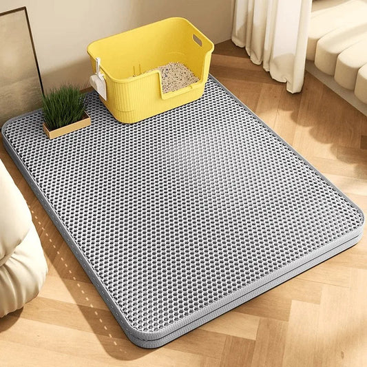 Catvera Double Layer Litter Mat - Image 1|||PROMPT|||Original clean product image