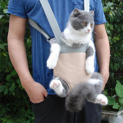 Catvera Dual Carry Cat Backpack - Image 5|||PROMPT|||Cleaned image. Original analysis: Found 1 text watermark 'MEWCATS' in white text overlay in the top left corner of the image