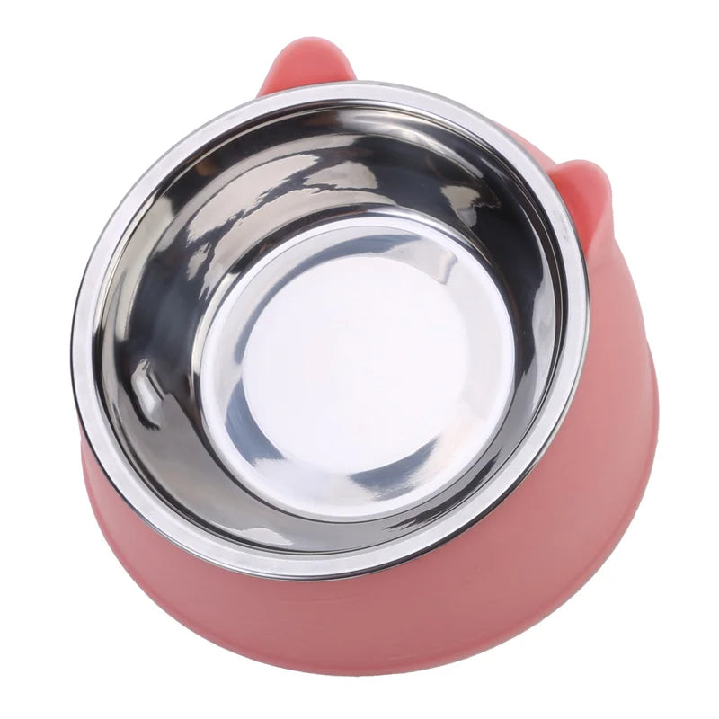 Catvera Elevated Cat Feeding Bowl - Image 5|||PROMPT|||Original clean product image