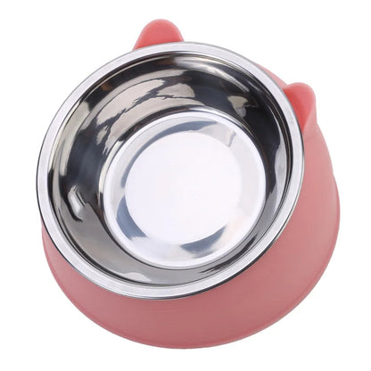 Catvera Elevated Cat Feeding Bowl - Image 5|||PROMPT|||Original clean product image