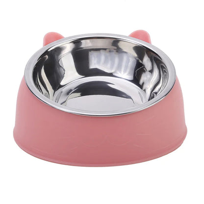 Catvera Elevated Cat Feeding Bowl - Image 7|||PROMPT|||Original clean product image