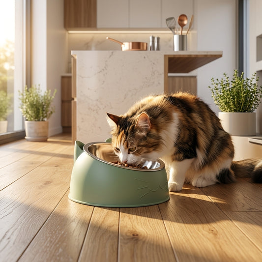 Catvera Elevated Cat Feeding Bowl - Main Product Image