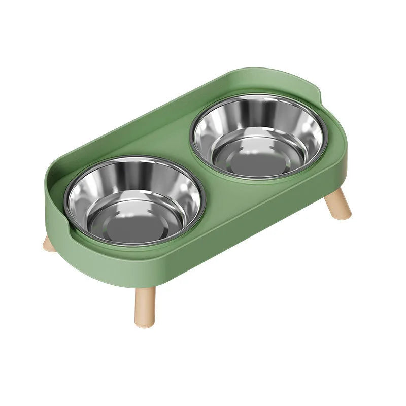 Catvera Elevated Stainless Steel Feeder - Image 10|||PROMPT|||Original clean product image