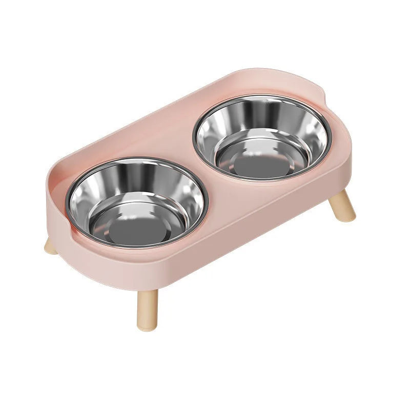 Catvera Elevated Stainless Steel Feeder - Image 12|||PROMPT|||Original clean product image