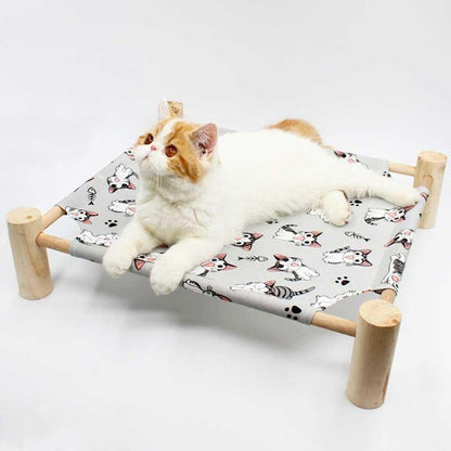Catvera Elevated Summer Cat Hammock - Image 15|||PROMPT|||Original clean product image