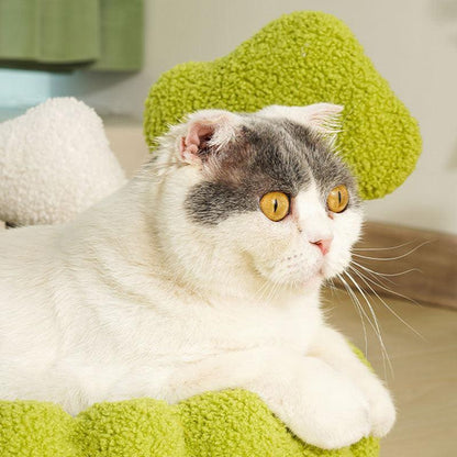 Catvera Elliptical Cat Scratching Bed - Image 7|||PROMPT|||Original clean product image