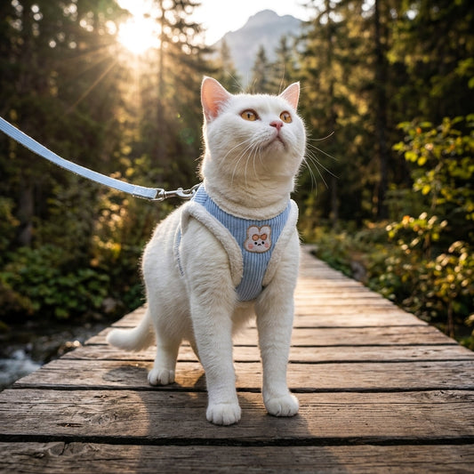 Catvera Escape Proof Cat Harness Vest - Image 1|||PROMPT|||Original clean product image