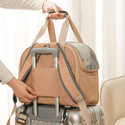 Catvera Expandable Foldable Cat Carrier Tote - Image 7|||PROMPT|||Original clean product image