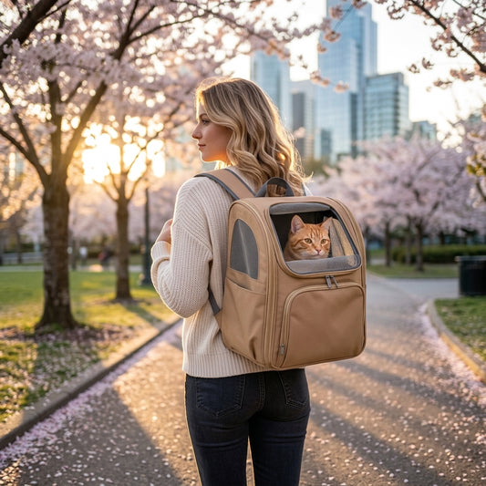 Catvera Expandable Foldable Cat Carrier Tote - Main Product Image