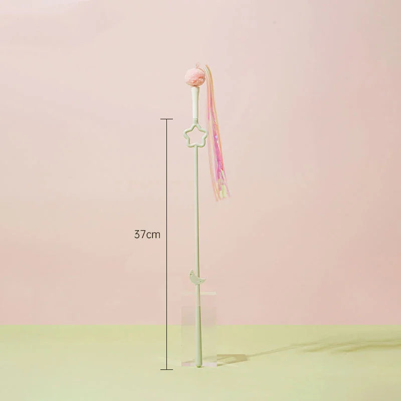 Catvera Feather Wand Interactive Toy - Image 3|||PROMPT|||Original clean product image