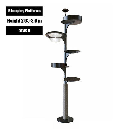 Catvera Floor to Ceiling Cat Tree - Image 10|||PROMPT|||Original clean product image