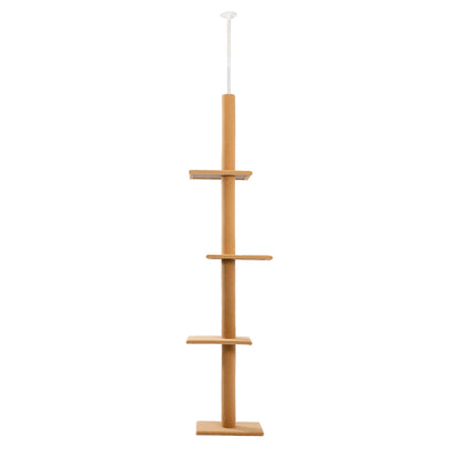 Catvera Floor to Ceiling Cat Tree - Image 10|||PROMPT|||Original clean product image