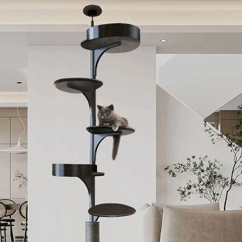 Catvera Floor to Ceiling Cat Tree - Image 17|||PROMPT|||Original clean product image