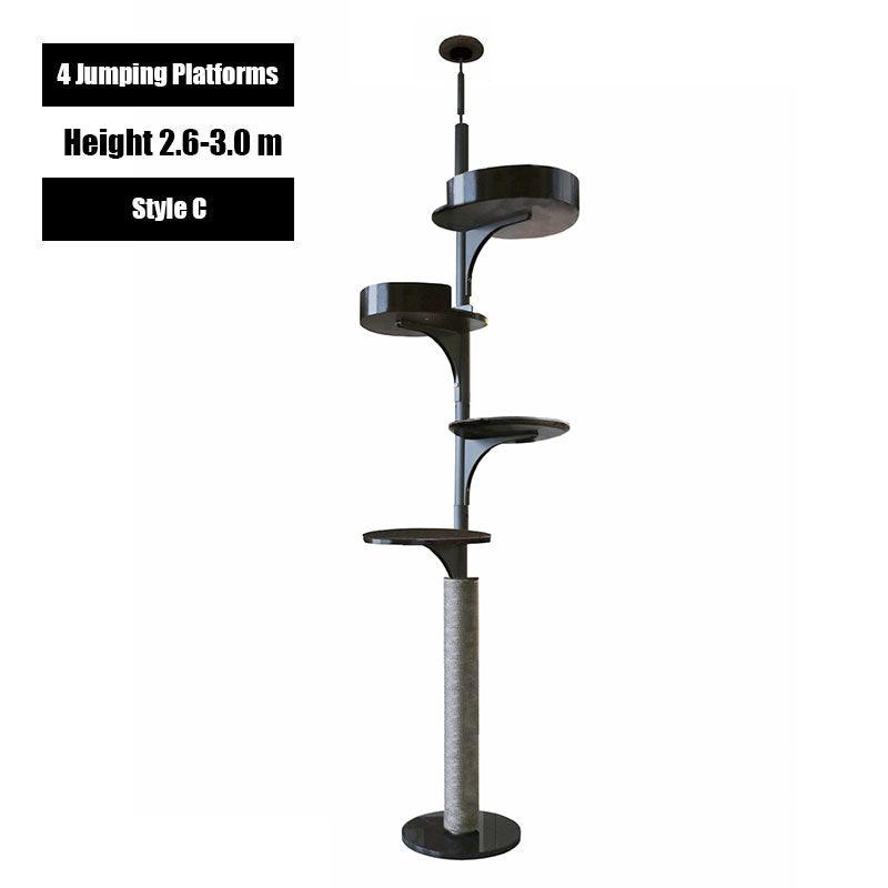 Catvera Floor to Ceiling Cat Tree - Image 8|||PROMPT|||Original clean product image