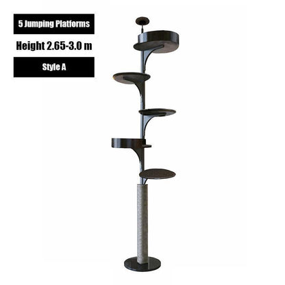 Catvera Floor to Ceiling Cat Tree - Image 9|||PROMPT|||Original clean product image