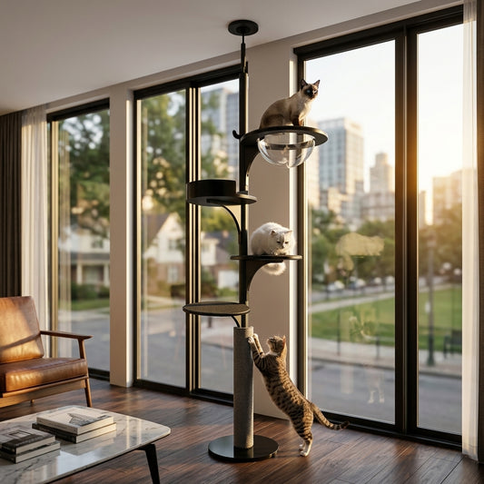 Catvera Floor to Ceiling Cat Tree - Main Product Image
