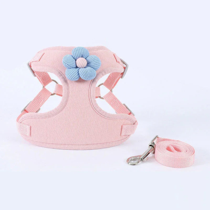 Catvera Floral Cat Harness Leash Set - Image 10|||PROMPT|||Original clean product image