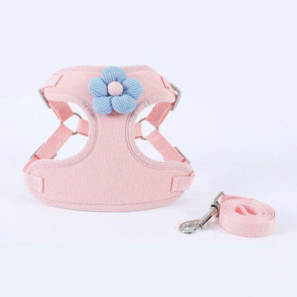 Catvera Floral Cat Harness Leash Set - Image 10|||PROMPT|||Original clean product image