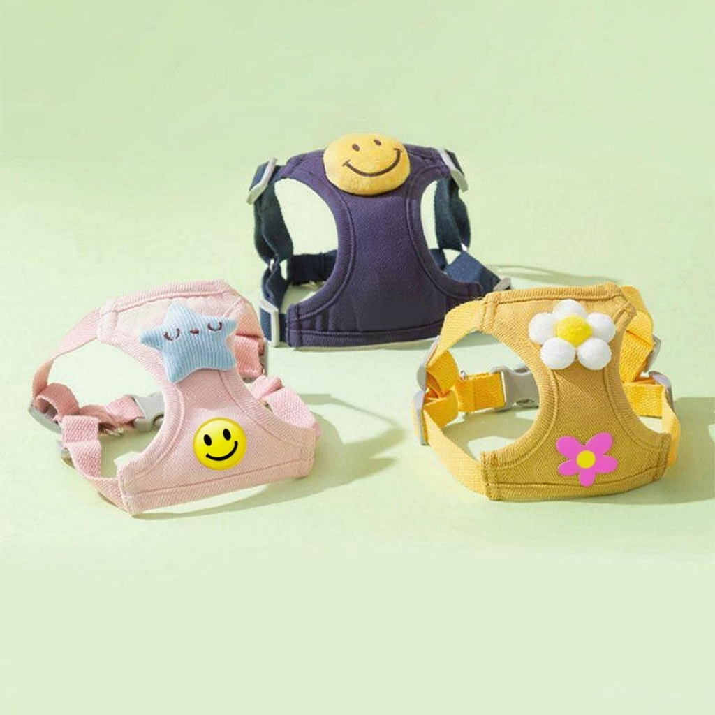 Catvera Floral Cat Harness Leash Set - Image 14|||PROMPT|||Original clean product image