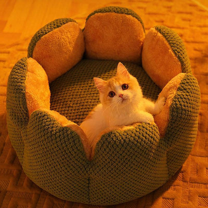 Catvera Flower Nest Cat Bed - Image 10|||PROMPT|||Original clean product image