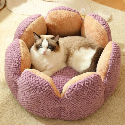 Catvera Flower Nest Cat Bed - Image 13|||PROMPT|||Original clean product image