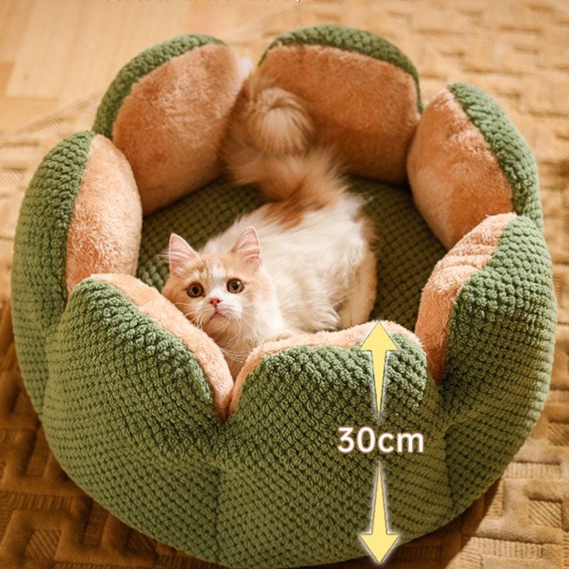 Catvera Flower Nest Cat Bed - Image 2|||PROMPT|||Original clean product image