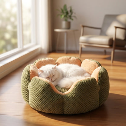 Catvera Flower Nest Cat Bed - Main Product Image