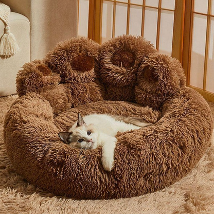 Catvera Fluffy Cat Sofa Bed - Image 19|||PROMPT|||Original clean product image