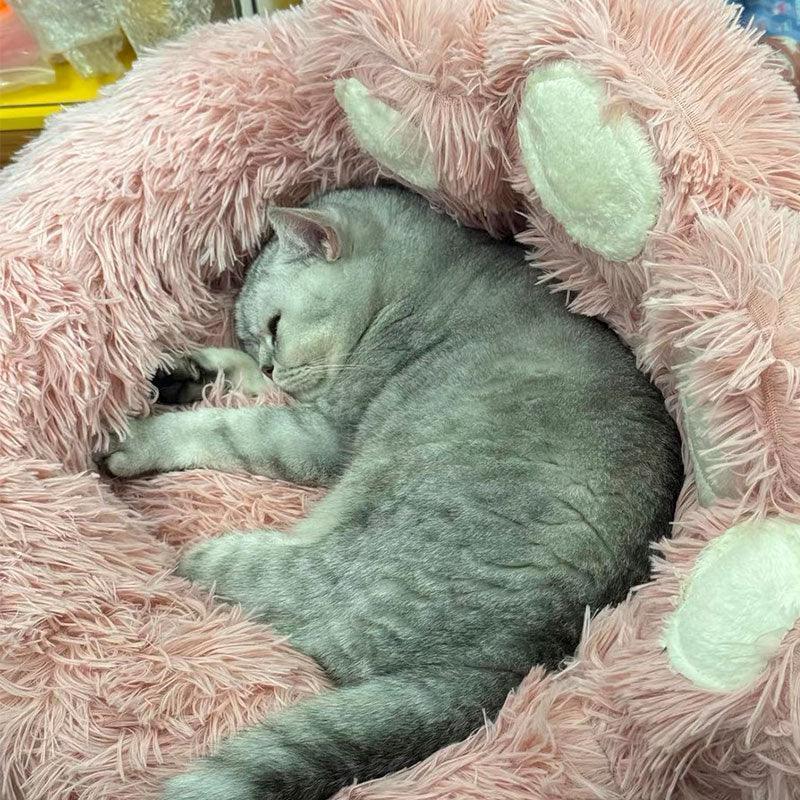 Catvera Fluffy Cat Sofa Bed - Image 25|||PROMPT|||Original clean product image
