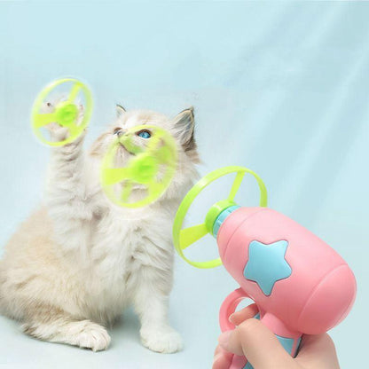 Catvera Flying Propeller Cat Fetch Toy - Image 7|||PROMPT|||Original clean product image