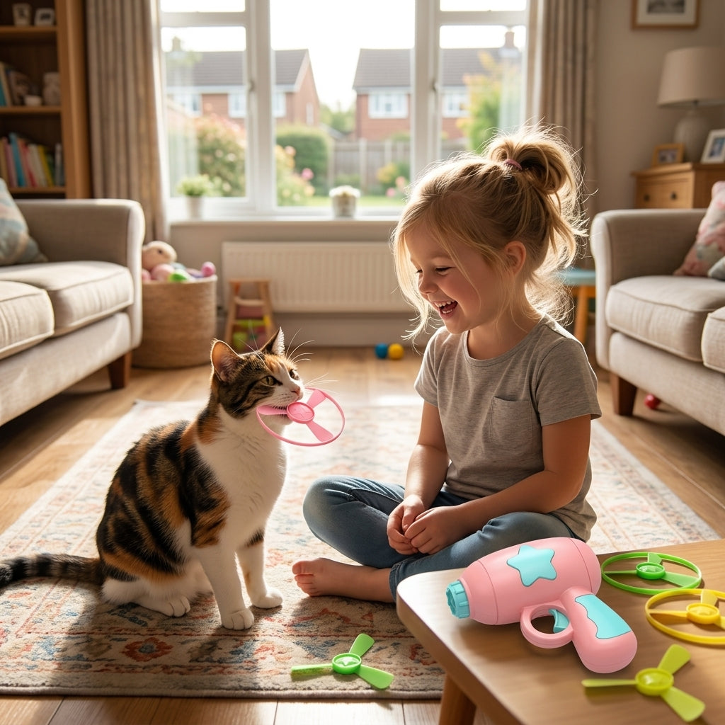 Catvera Flying Propeller Cat Fetch Toy - Active Play Benefits