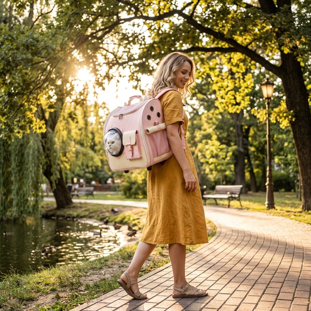 Catvera Foldable Bubble Cat Carrier - Main Product Image