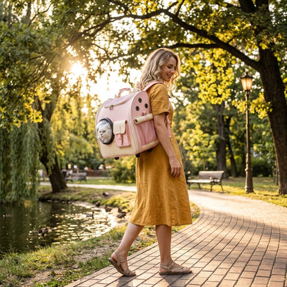 Catvera Foldable Bubble Cat Carrier - Main Product Image