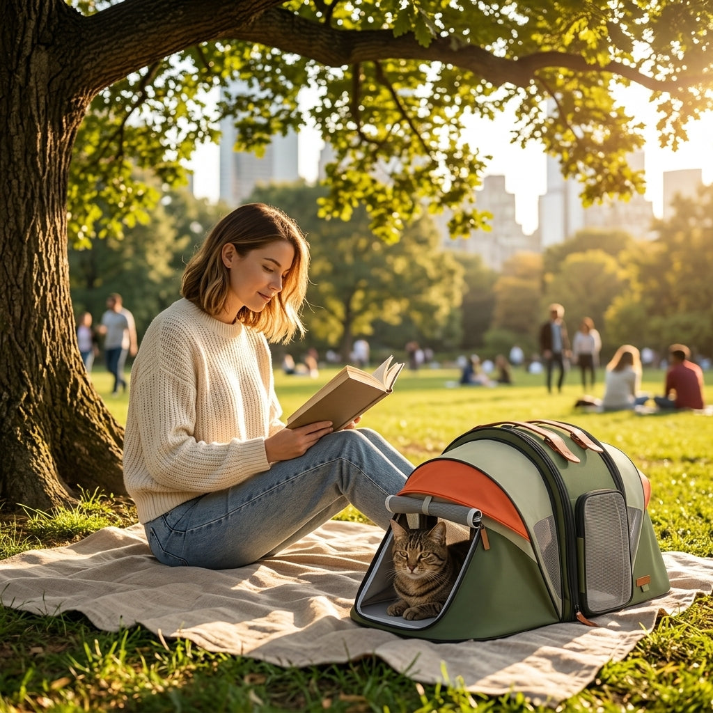 Catvera Foldable Cat Carrier Tent - Main Product Image