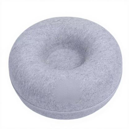 Catvera Foldable Felt Cat Tunnel Bed - Image 8|||PROMPT|||Cleaned image. Original analysis: found 1 cat head logo/silhouette printed on the product surface